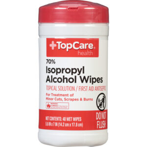 TopCare Health 70% Isopropyl Alcohol Wipes 40 ea