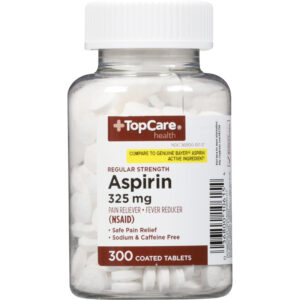 TopCare Health 325 mg Regular Strength Aspirin 300 Tablets