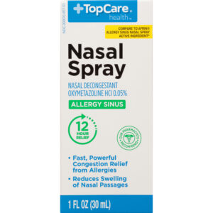 Allergy Sinus Nasal Decongestant Oxymetazoline Hcl 0.05% Spray