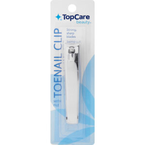 TopCare Beauty Toenail Clip with File 1 ea