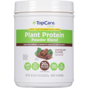 TopCare Health Plant Protein Chocolate Flavor Powder Blend 18.4 oz