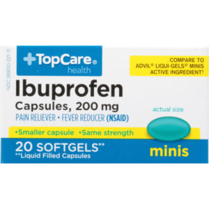 TopCare Health 200 mg Ibuprofen Minis 20 Softgels