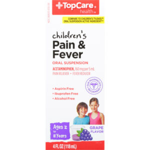 TopCare Health Children's 160 mg Grape Flavor Pain & Fever 4 fl oz