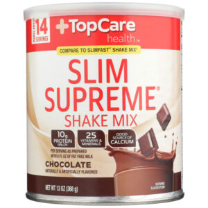 TopCare Health Slim Supreme Chocolate Shake Mix 13 oz