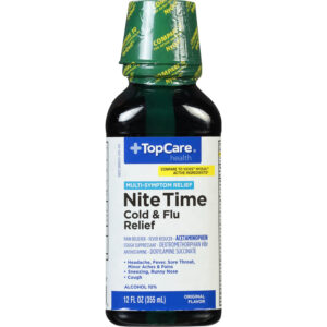 TopCare Health Nite Time Original Flavor Cold & Flu Relief 12 fl oz
