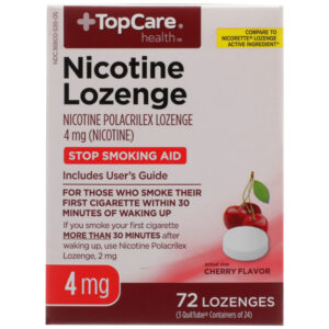 Nicotine Polacrilex 4 Mg Stop Smoking Aid Lozenges  Cherry