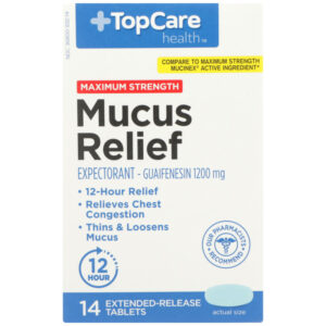 Maximum Strength Mucus Relief Expectorant - Guaifenesin 1200 Mg Extended-Release Tablets