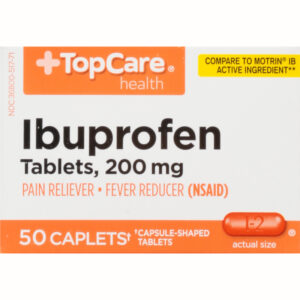 TopCare Health 200 mg Ibuprofen 50 Caplets