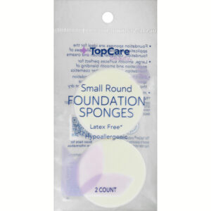 TopCare Beauty Small Round Foundation Sponges 2 ea
