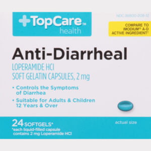 TopCare Health 2 mg Anti-Diarrheal 24 Softgels