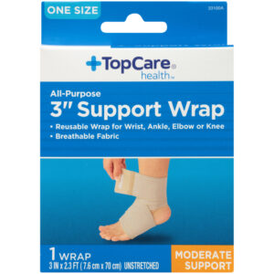 One Size Unstretched Moderate Support All-Purpose 3" Support Wrap