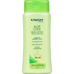 TopCare Beauty Aloe Cool Body Lotion With Petroleum Jelly 10 oz