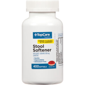 TopCare Health 100 mg Stool Softener 400 Softgels