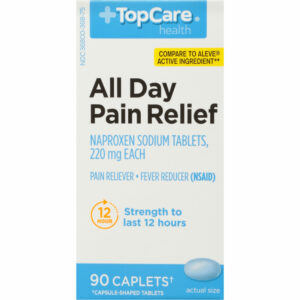TopCare Health 220 mg All Day Pain Relief 90 Caplets