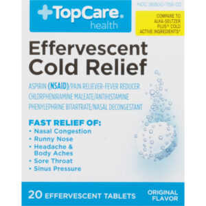 TopCare Health Original Effervescent Cold Relief 20 ea