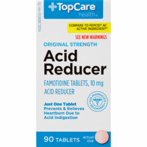 TopCare Health 10 mg Original Strength Acid Reducer 90 Tablets
