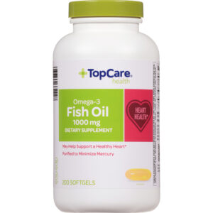 TopCare Health 1000 mg Omega-3 Fish Oil 200 Softgels