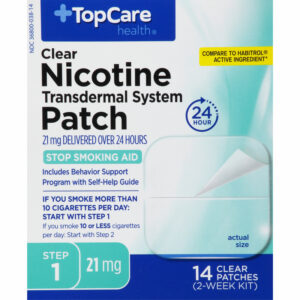TopCare Health Patch Step 1 21 mg Stop Smoking Aid 14 ea