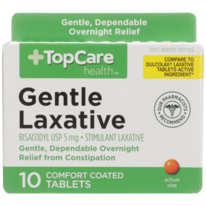 Gentle Stimulant Laxative Bisacodyl Usp 5 Mg Comfort Coated Tablets