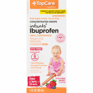 TopCare Health 50 mg Infants' Berry Flavor Ibuprofen 1 fl oz