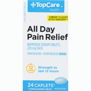 TopCare Health 220 mg All Day Pain Relief 24 Caplets