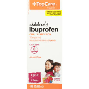 TopCare Health 100 mg Children's Berry Flavor Ibuprofen 4 fl oz