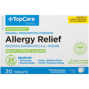 TopCare Health Tablets Original Prescription Strength Allergy Relief 30 ea