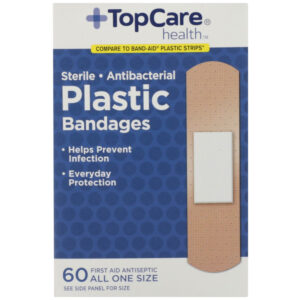 Antibacterial Plastic First Aid Antiseptic All One Size Bandages