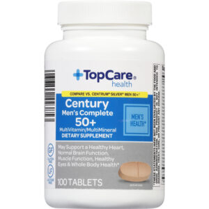 TopCare Health Century Men's Complete 50+ Multivitamin/Multimineral 100 Tablets