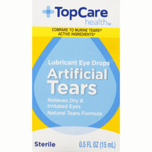TopCare Health Artificial Tears Lubricant Eye Drops 0.5 oz