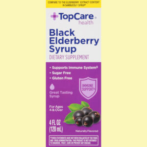 TopCare Health Black Elderberry Syrup 4 fl oz