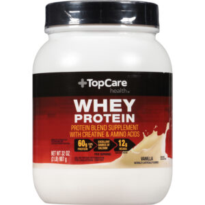 Whey Protein 60 G With Creatine & Amino Acids Blend Supplement Powder  Vanilla
