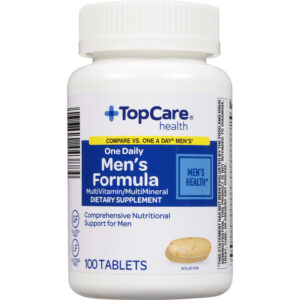 TopCare Health One Daily Men's Formula MultiVitamin/MultiMineral 100 Tablets