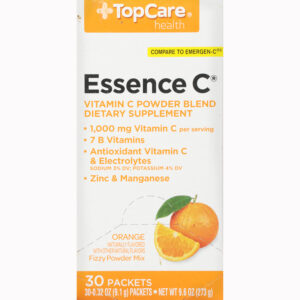 TopCare Health 1000 mg Essence C Orange Fizzy Powder Mix 30 Packets