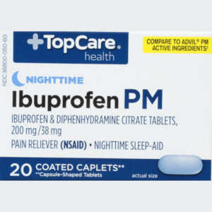 TopCare Health Nighttime Ibuprofen PM 20 Coated Caplets