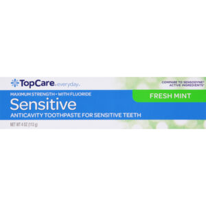 TopCare Everyday Maximum Strength Fresh Mint Sensitive Toothpaste 4 oz