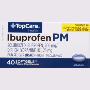 TopCare Health 200 Mg PM Ibuprofen Softgels 40 ea