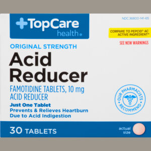 TopCare Health Tablets 10 Mg Original Strength Acid Reducer 30 ea