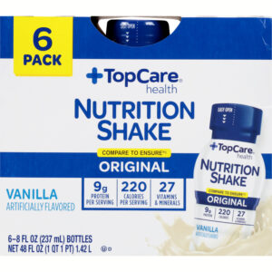 TopCare Health Original Vanilla Nutrition Shake 6  ea