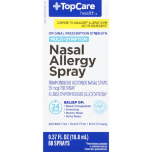 TopCare Health Multi-Symptom Original Prescription Strength Nasal Allergy Spray 0.37 floz