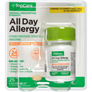 Allergy All Day Cetirizine Hcl 10Mg Softgel