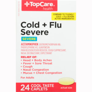 TopCare Health Cold + Flu Severe 24 Caplets