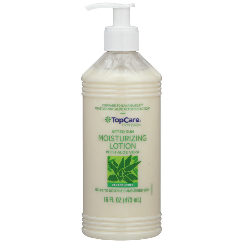 After Sun Moisturizing Lotion With Aloe Vera - TopCare