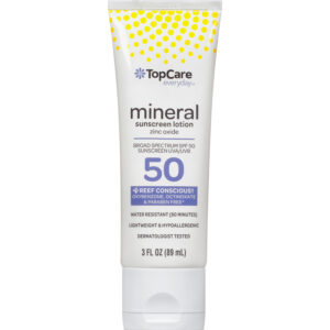 TopCare Everyday Broad Spectrum SPF 50 Mineral Sunscreen Lotion 3 oz