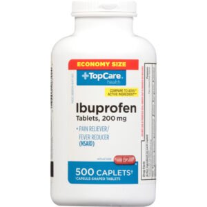 TopCare Health 200 mg Ibuprofen Economy Size 500 Caplets