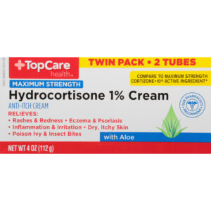 TopCare Health Maximum Strength Hydrocortisone 1% Cream 2 ea