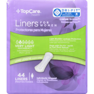 TopCare Health Womens Long Length Very Light Absorbency for Women Liners 44 ea
