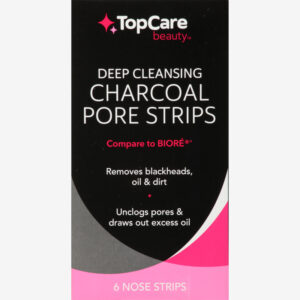 TopCare Beauty Deep Cleansing Charcoal Pore Strips 6 ea