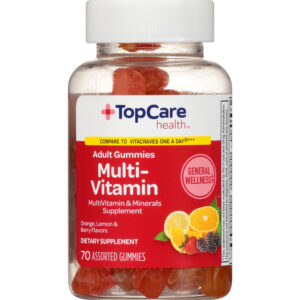 TopCare Health Adult Gummies Orange  Lemon & Berry Flavors Multi-Vitamin 70 ea