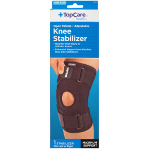 One Size Maximum Support Open Patella Adjustable Knee Stabilizer